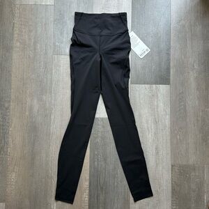 Lululemon Leggings Base Pace HR Tight Brushed 28" Pant Black Size 2 NWT